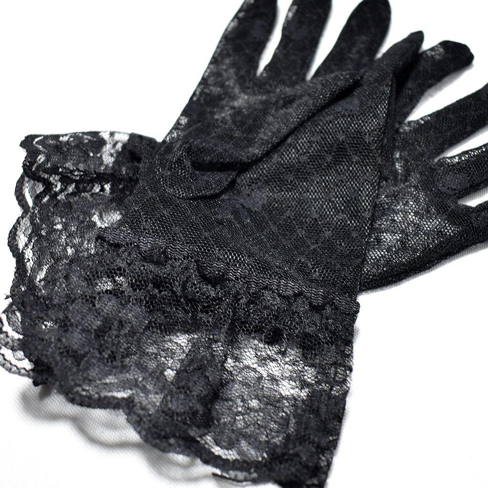 Full Finger Bow Paragraph Summer Sunscreen Mittens Bride Gloves Lace Glove Sexy Dress Party