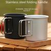 Aluminum Alloy Foldable Camping Mug for Hot Drinks