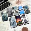Крутой чехол для телефона в стиле истребителя для Samsung S25,24,23,22,30,21,10,9,Ultra,Plus,Lite,FE,4,5 G Мягкий черный чехол