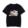New Cute Print T-shirt Women's Men's Fashion Casual Summer Cool Unisex Funny Short Sleeve Anime Comfortable Soft Cotton T-shirt