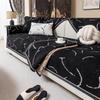Thicken Lines Jacquard Fluffy Warm Fall/Winter Sofa Cover for Living Room Couch Seat Cushion Towel Slipcovers Decor