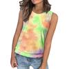 Women's Loose Fashion Casual Print Crew-neck Sleeveless Summer Vest