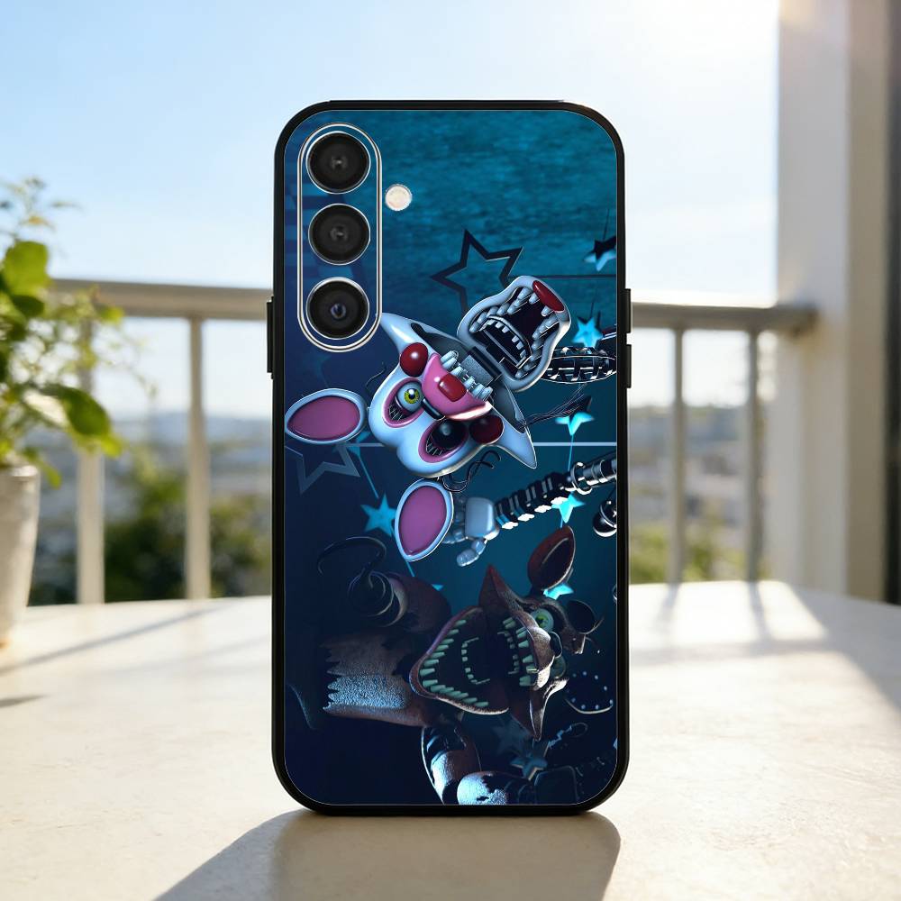 Five N-Nights At F-Freddys Fnaf Phone Case For Samsung A73,A21s,A22,A31,A32,A52,A53,A71,A80,Soft Black Shell