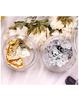 Wholesale Gold and Silver Nail Art Stickers with Colored Tin Foil Fragments.