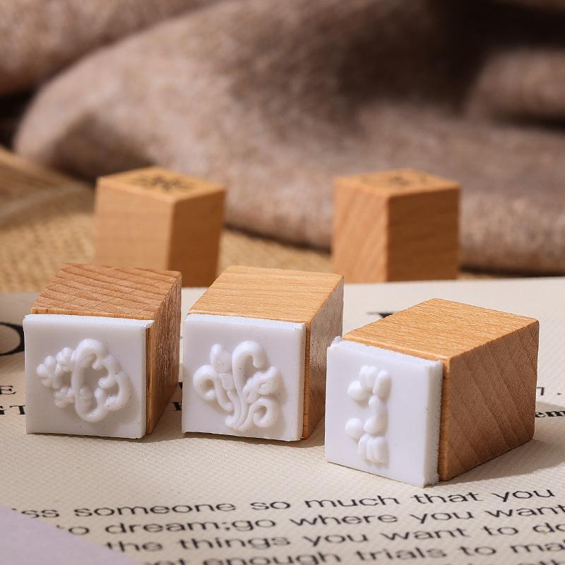 25 Pcs Plant Butterfly Weather Flower Week Wooden Rubber Stamp Scrapbooking Deco DIY Craft Standard Wooden Stamps Set