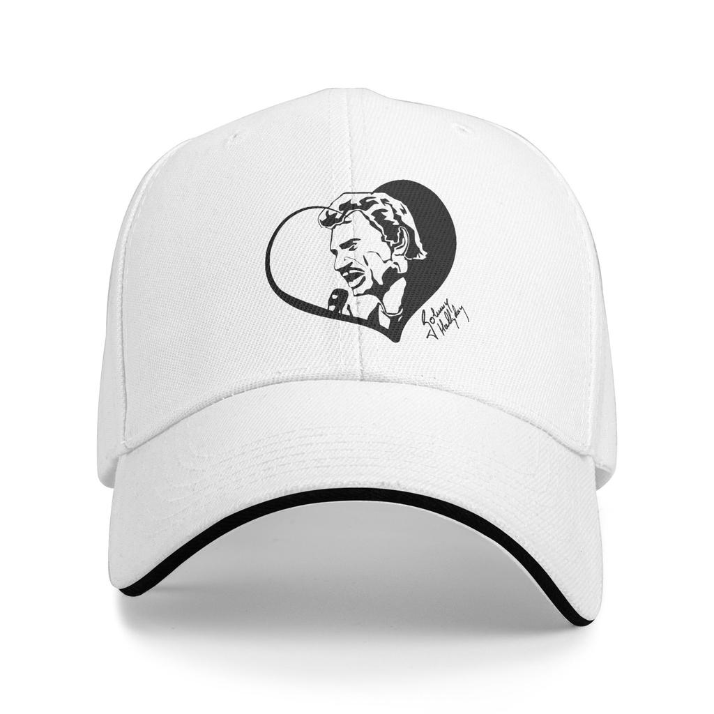 Johnny Hallyday Baseball Cap Adult French Singer Rock Music Adjustable Dad Hat for Unisex WoUnisex Sports Snapback Hats