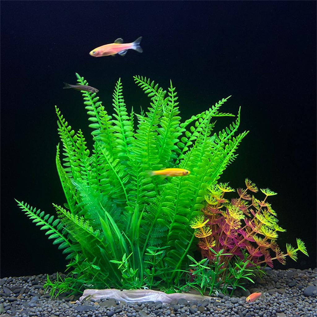 Aquarium Decoration Realistic Water Grass Simulation Water Plant for Various Fishtanks Landscapes Fish Shelter Hideouts