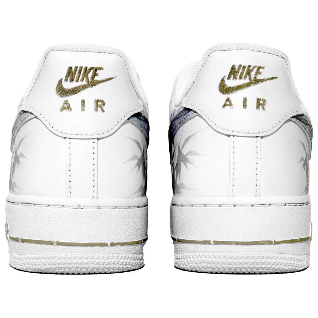 Nike Кроссовки Air Force 1 Устойчивость к ударам Низкие Скейтбордические Унисекс Белый Серый CW2288-111(Team113-S-BOX)