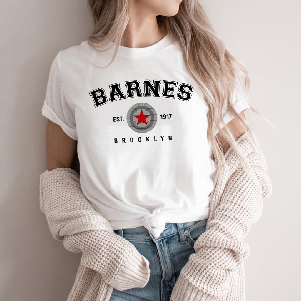 Vintage Barnes 1917 Unisex T-Shirt Barnes Shirt Winter Soldier T Shirt Woman Tshirts Graphic Tees Superhero Tshirt Casual Tops