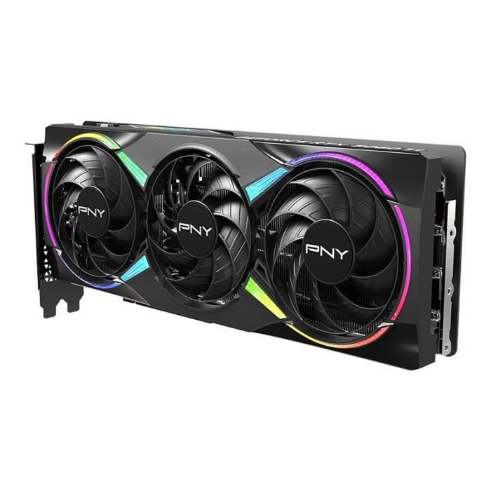 PNY - Видеокарта - GeForce RTX 5060 Ti - 8 ГБ - ARGB Разогнанная Тройной вентилятор DLSS 4