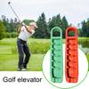 2 шт. Инструмент для измерения высоты мишени для гольфа со шкалой Компактный дизайн Портативный точный инструмент для измерения высоты мишени для гольфа Простой в использовании аксессуар для тренировок по гольфу