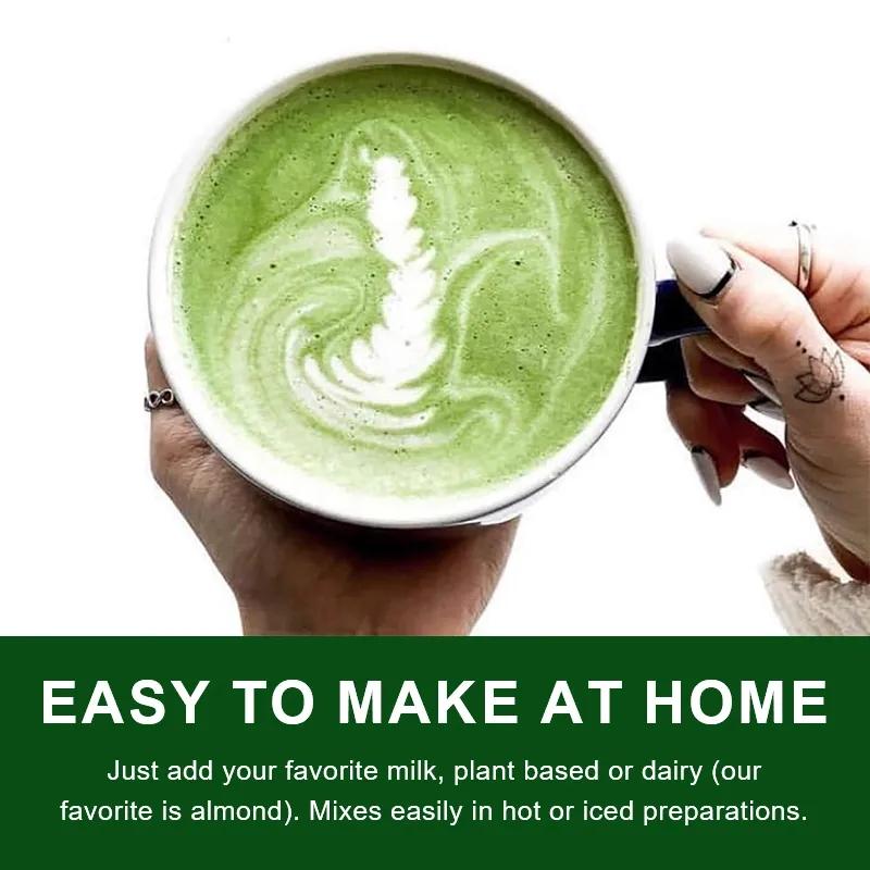 Порошок матча, порошок зеленого чая, 250 г. Отличная альтернатива кофе для энергии и выносливости. Продукты для похудения для выпечки.