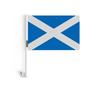 Drapeau - Écosse - 10 Pièces - 14 X 21 Cm - Polyester - Mât En Plastique