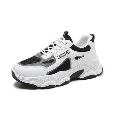 Женские кроссовки «папины кроссовки» трендовые универсальные сетчатые дышащие женские туфли лето кроссовки «папины кроссовки» светоотражающие увеличивающие рост туфли на платформе черные и белые