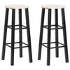 VidaXL Set of 2 Bar Stools, Pub Chair, Bistro Seat, Furniture for Dining Room Kitchen Living Room Home Interior, 284388