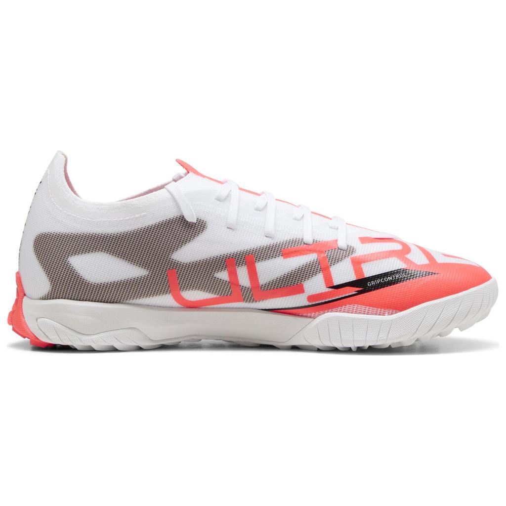 Puma Кроссовки Unisex Ultra 5 Match TT Бело-Черные Светящиеся Красные 108351-01
