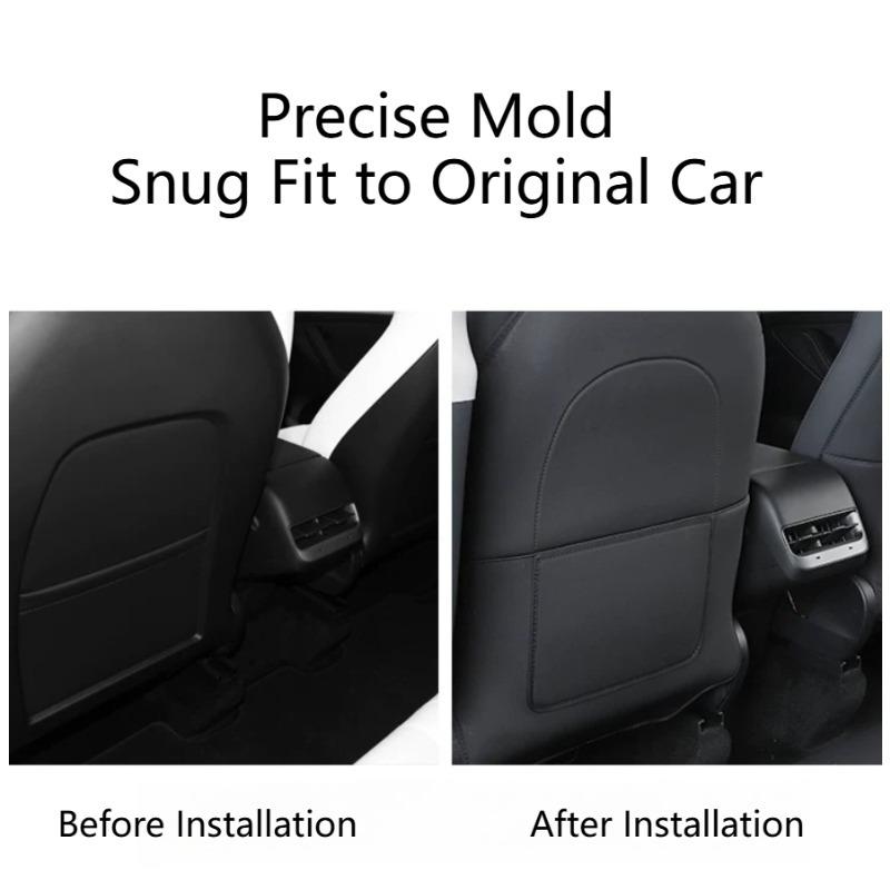 For Tesla Model 3 Highland/Model Y Juniper/Model Y/Model 3 -2026 Rear Seat Back Anti-Kick Pad Protective Cover Mod Car Parts
