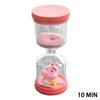 3/5/10/15/30 Mins Cartoon Sand Timer,Creative Plastic Hourglass Timer for Kids,Colorful Shatterproof Sand Clock for Game Timing