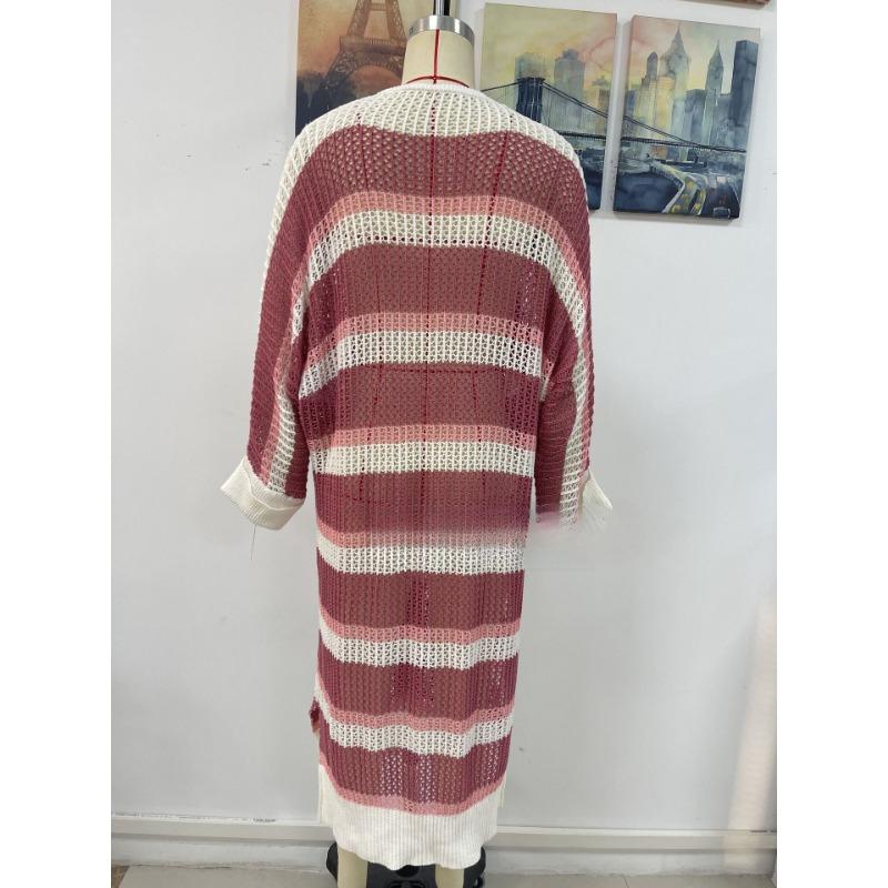 Plus Size Women's Summer Fashion New Loose Cardigan Smock