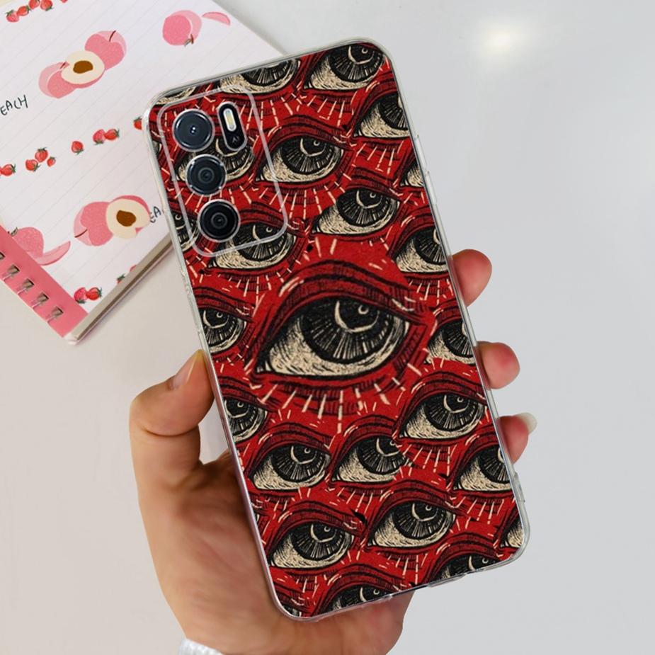 Чехол для Oppo A16 A16s Стильный окрашенный задний чехол Мягкий тонкий чехол для телефона для Oppo A16s OppoA16 s CPH2269 Coque Fundas Бампер Корпус