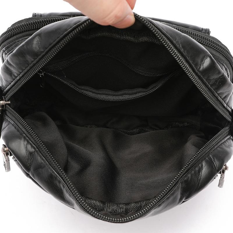 Soft Leather Small Bag, Ladies' Casual Shoulder Crossbody Bag, Mobile Phone Bag, Mini Small Bag