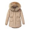 Long Padded Coat for Women, New Thickened Style with Hood, Loose Fit, Popular Jacket, Fashionable Parka Coat Suitable for Winter
