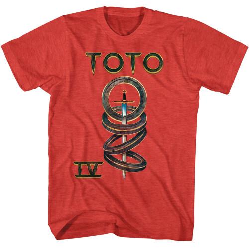 Футболка Toto IV Альбом - Красная Унисекс Футболка