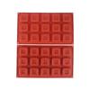 15-секционная квадратная силиконовая форма для выпечки торта, желе, пудинга, шоколада, кубиков льда, кексов, кексов, противня для выпечки