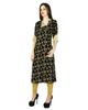 Phagun Indian Designer Kurta Women Ethnic Kurti Rayon Leaf Print Top Tunic