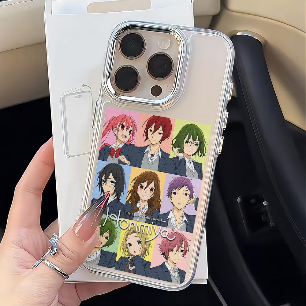 Cartoon H-Horimiya Phone Case for Samsung Galaxy S25 S24 S23 S22 S21 S20 Note20 FE Ultra Edge Plus 4G 5G Transparent Soft Cover