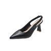 2024 New Fashion Solid Color Pointed Toe Women's Single Shoes High Heels Temperament Versatile Professional Women's Shoes