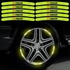 Светоотражающие наклейки на ступицу колеса автомобиля, светящиеся аксессуары для обода шины для 3 6 CX5 2 CX3 CX9 MX5 RX8 Axela Demio MS CX5 2 Axela Demio Atenza MS GJI MP