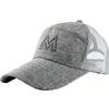 Extended brim cap Men's summer sun protection visor Fashion casual sun mesh hat Breathable cool hat Baseball cap