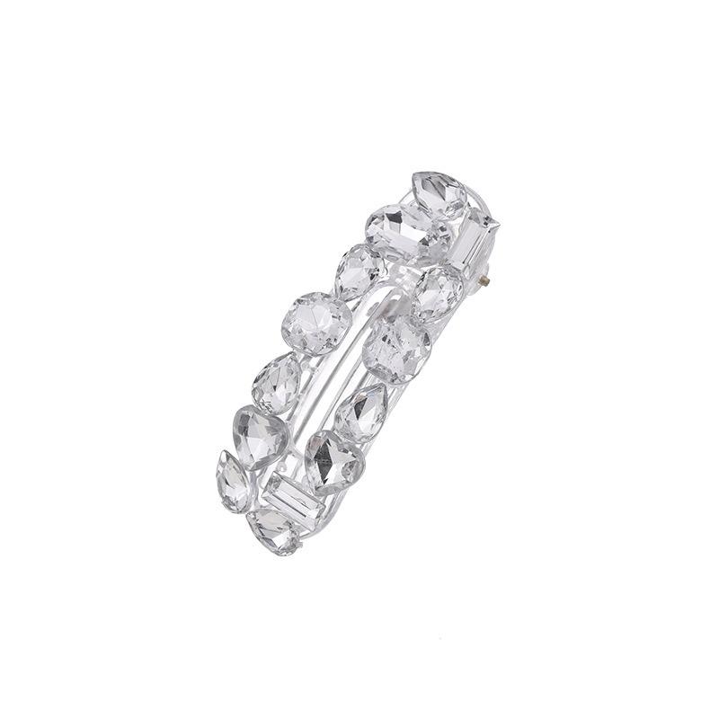 2 шт. Новая заколка для волос с опалом и водяным бриллиантом для женщин; Хрупкая заколка-челка; Милая и крутая заколка-уточка; Аксессуары для головы