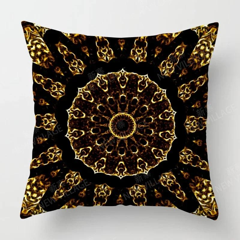 Осенний Домашний Декор Осенний Декор Гостиной Наволочка для Декоративной Подушки Диван Бохо Наволочка Мандала