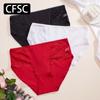 CFSC Women's Large Size Underwear Solid Color Print Underwear