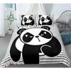 Panda Doona Quilt Duvet Cover Set Pillowcase Single Double Queen King Size Bed