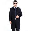 Кашемировое пальто мужское длинное, деловое, повседневное, пальто для папы среднего возраста, не требующее глажки, высококачественное мужское шерстяное пальто