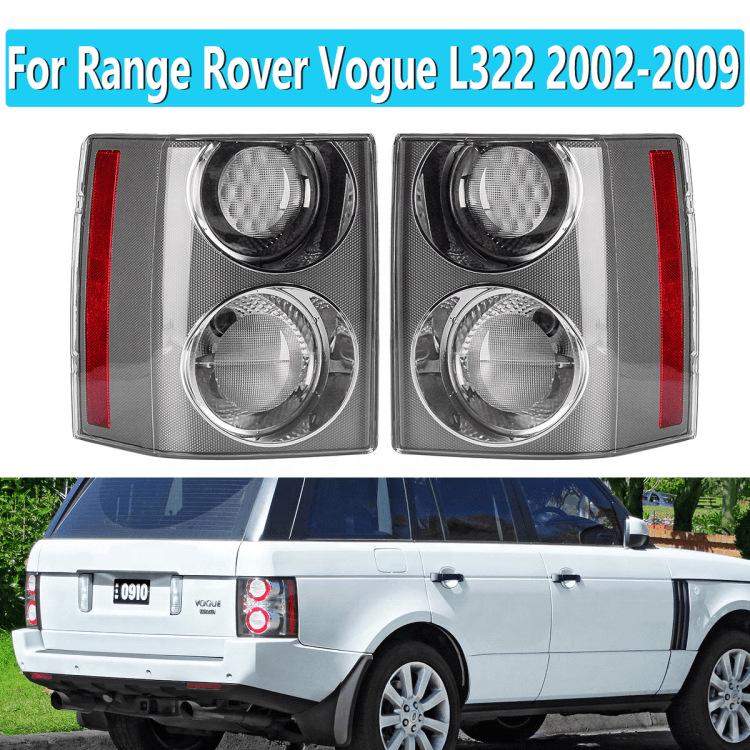 The XFB500272LPO and XFB500262LPO are compatible with the rear bumper and taillight assembly of the Land Rover Range Rover Sport Vogue.