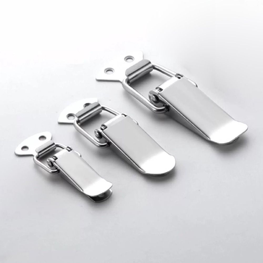 Durable Toggle Latch Silver Lock Snap Luggage Accessories Spring Loaded Latch Case Chest Cabinet