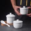 Tian Ya Jing 4-inch Ceramic Stew/Steamed Egg Pot Bodies - 4-Pack