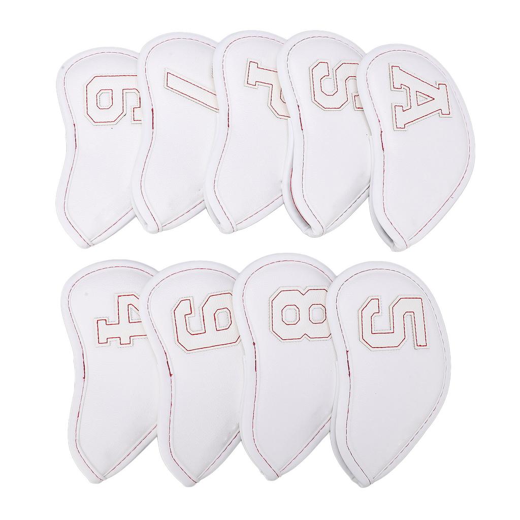 9шт. чехлы для головок клюшек для гольфа, водонепроницаемые солнцезащитные чехлы для клюшек для гольфа, большие защитные цифры