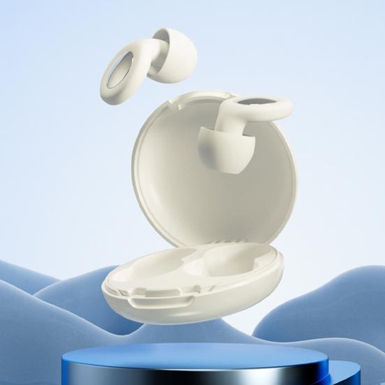 1 комплект силиконовых шумоподавляющих берушей с ушными вкладышами, моющиеся, водонепроницаемые, мягкие, многоразовые, для защиты органов слуха, для концертов, работы, учебы, сна, тихие