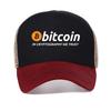 Bitcoin В Криптографии Мы Доверяем Кепка A Для Мужчины Криптовалюта Бейсболка Мужская Регулируемая Сетчатая Тракерская Кепка Кепка