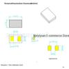 0201 Cold White Ultra Bright LED Diode - Compact Size
