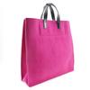 SAINT LAURENT Tote Bag pink/black felt/leather Women Used