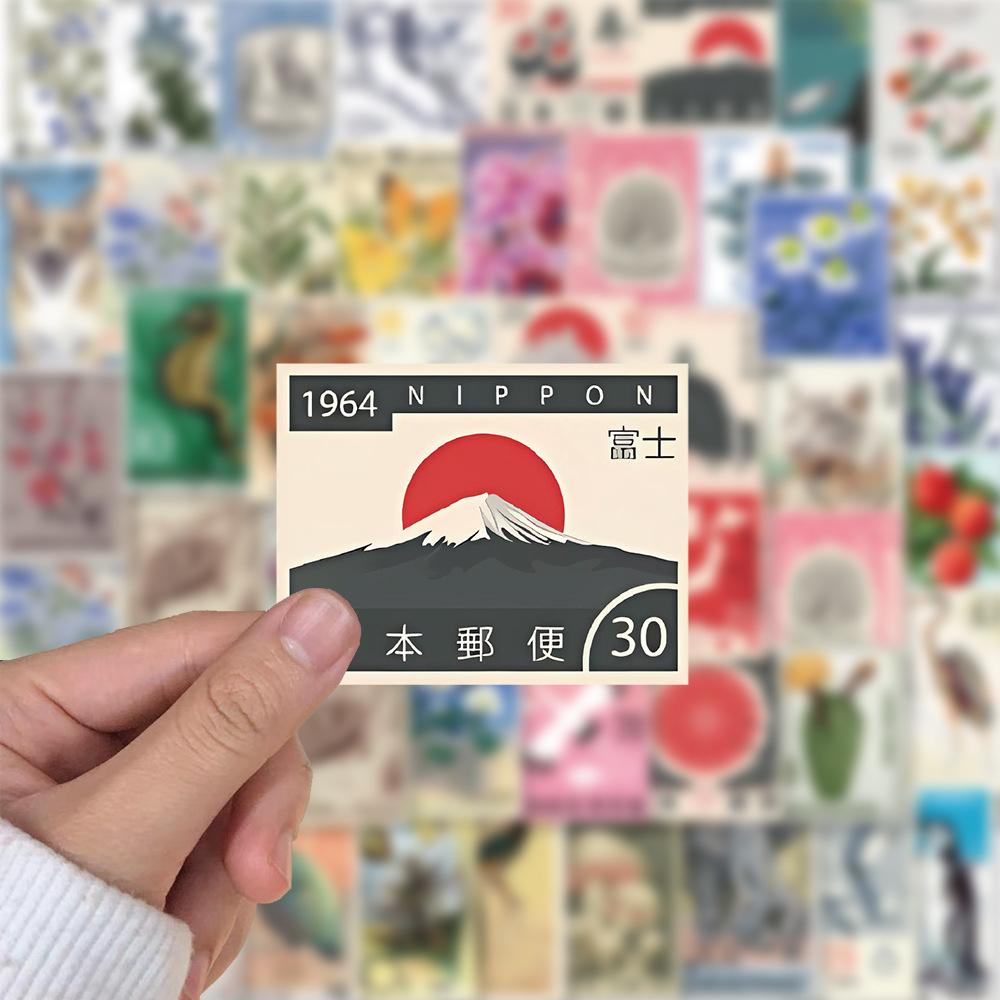 50 шт. Ретро штампы Арт-наклейки Винтажные Эстетичные Мультяшные Наклейки Для Ноутбука Багажа Скейтборда Телефона Наклейка Детские Игрушки