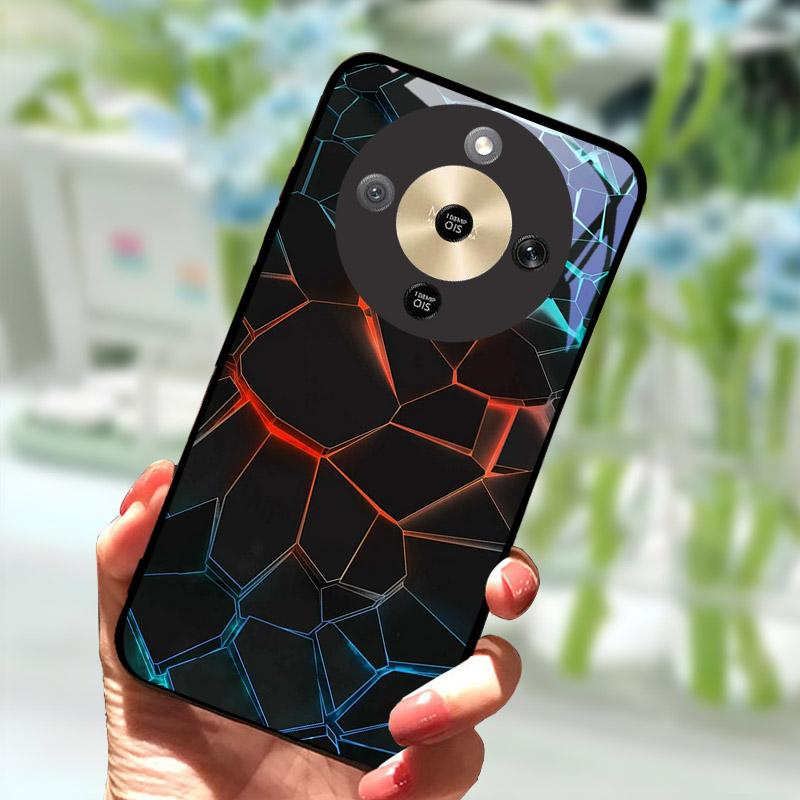 Для Honor X9d HonorX9d Чехол MTN-NX1 Роскошный Расписной Чехол Закаленное Стекло Корпус Телефона Для Honor X 9 D Fundas Coque Защита Камеры