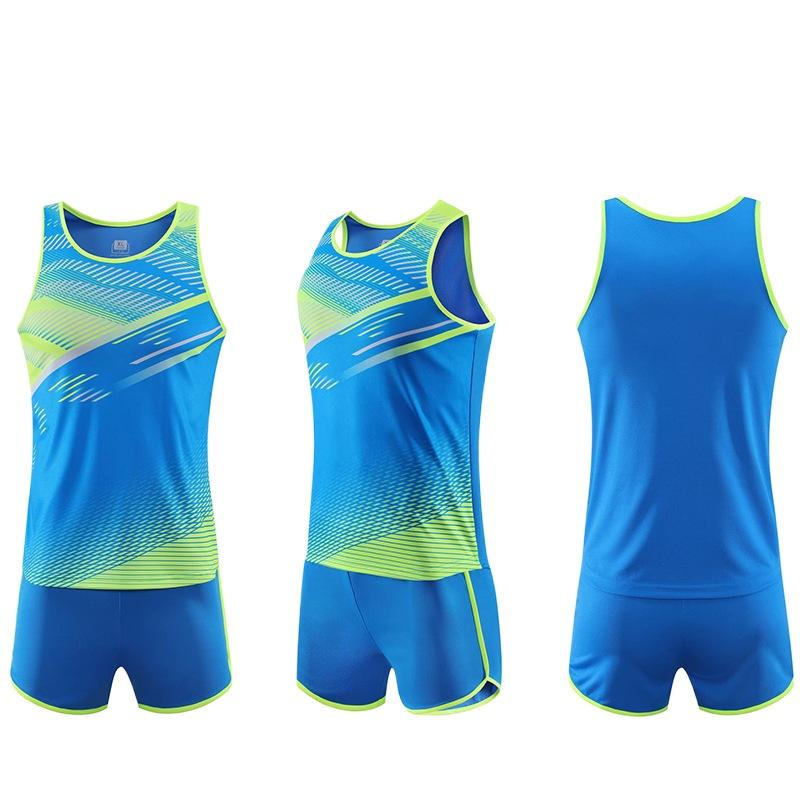 Мужской и женский студенческий костюм, средняя тренировочная форма для легкой атлетики, с принтом, марафонский спортивный костюм