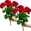 Artificial Begonias Flower Height 14Inch High Fade Resistant Artificial Flower For Wedding Bouquets Home Decoration